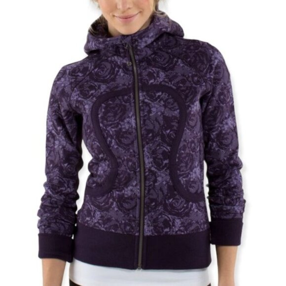Lululemon size 2 Scuba Hoodie *Stretch purple rose 2 - Picture 4 of 12